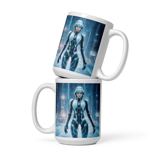 White glossy mug - WhatUWant2Buy