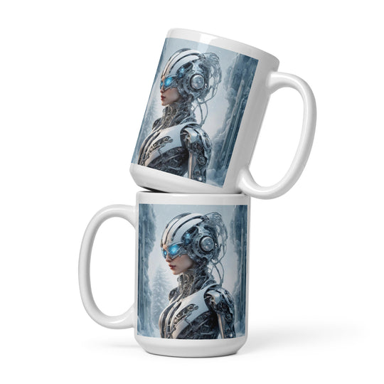 White glossy mug - WhatUWant2Buy