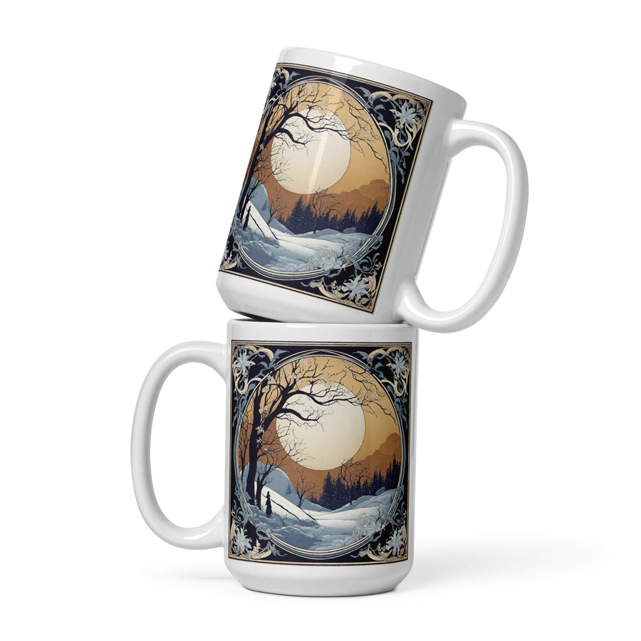 White glossy mug - WhatUWant2Buy