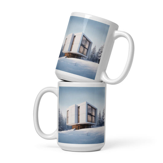 White glossy mug - WhatUWant2Buy