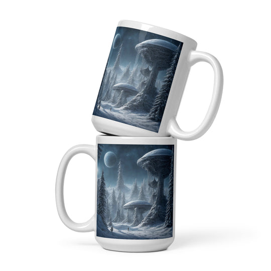 White glossy mug - WhatUWant2Buy