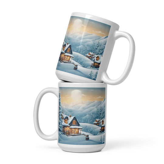 White glossy mug - WhatUWant2Buy