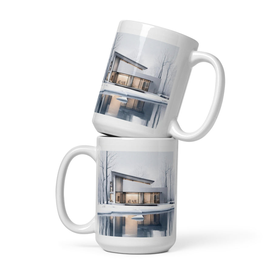White glossy mug - WhatUWant2Buy