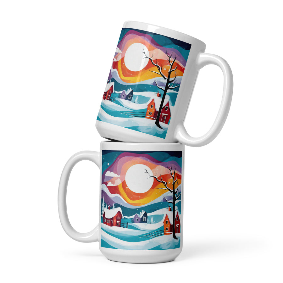 White glossy mug - WhatUWant2Buy