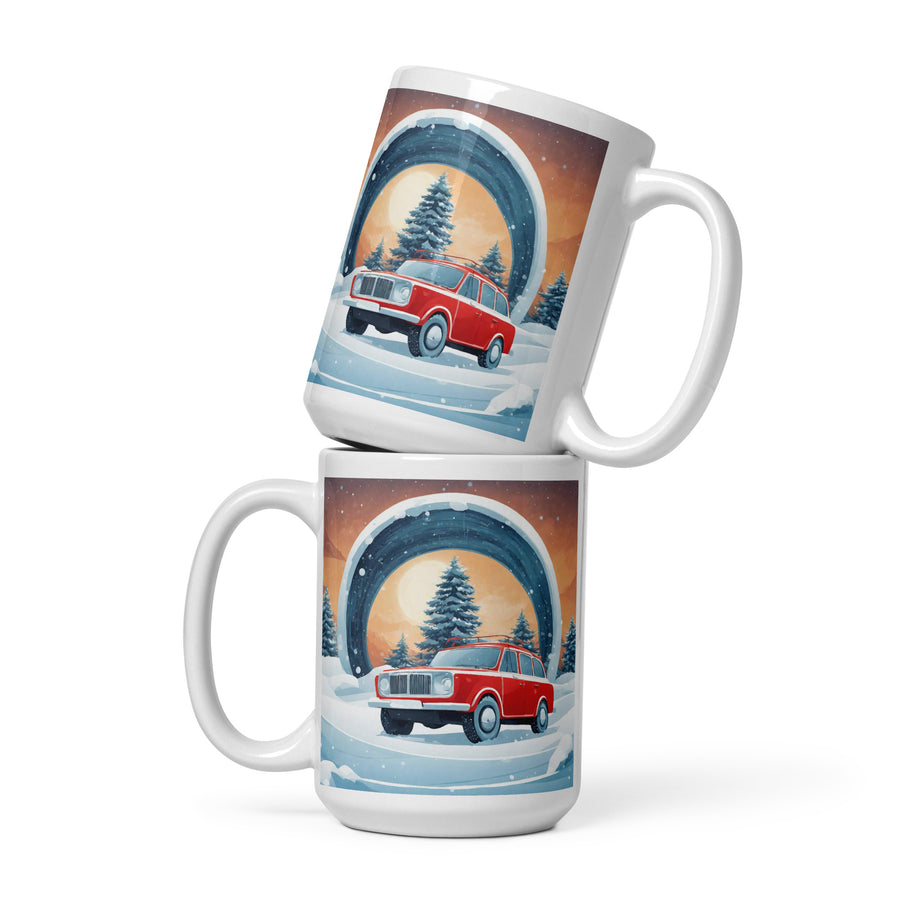 White glossy mug - WhatUWant2Buy