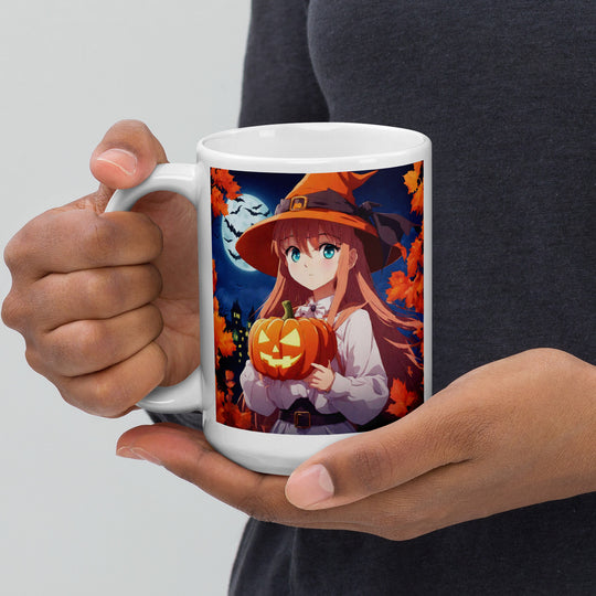 White glossy mug - WhatUWant2Buy