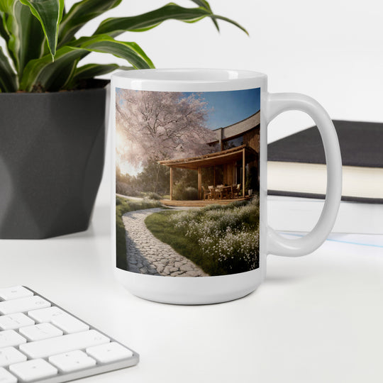 White glossy mug - WhatUWant2Buy