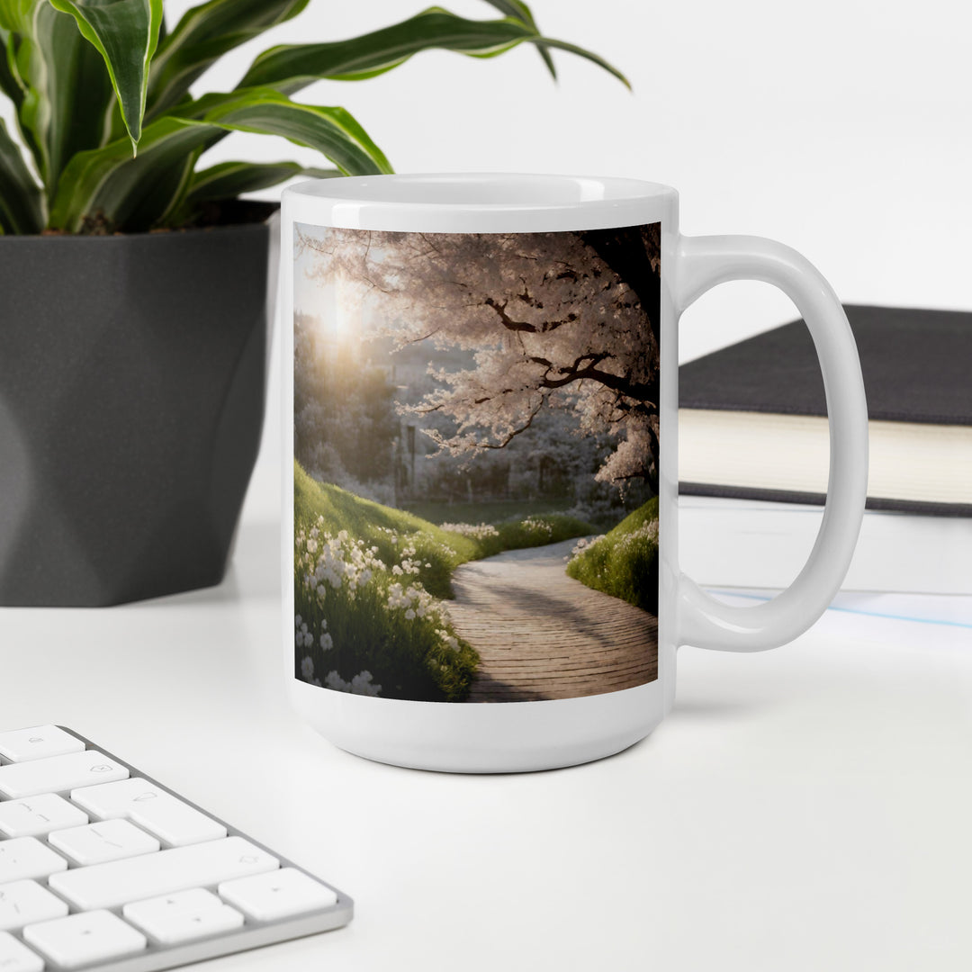 White glossy mug - WhatUWant2Buy