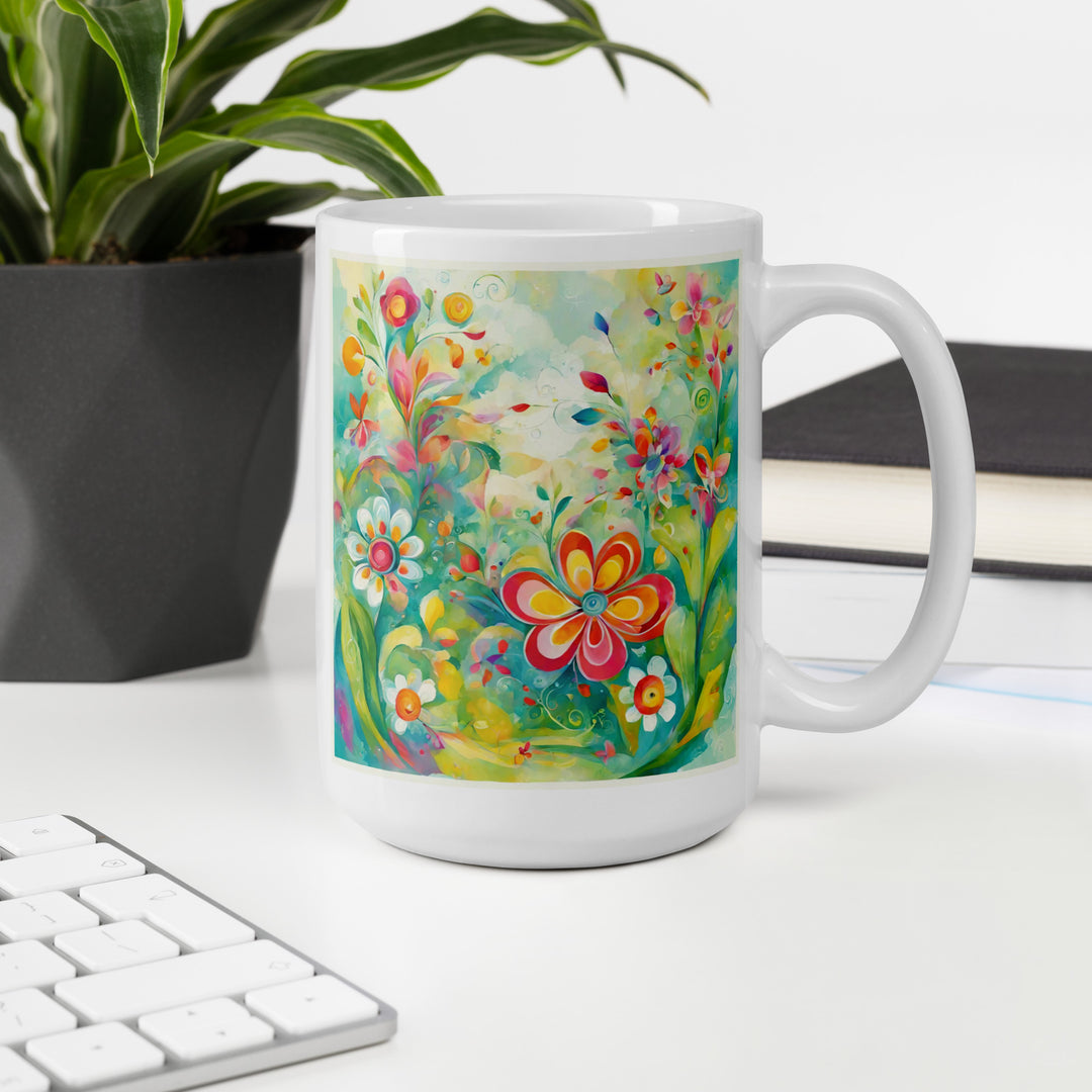 White glossy mug - WhatUWant2Buy