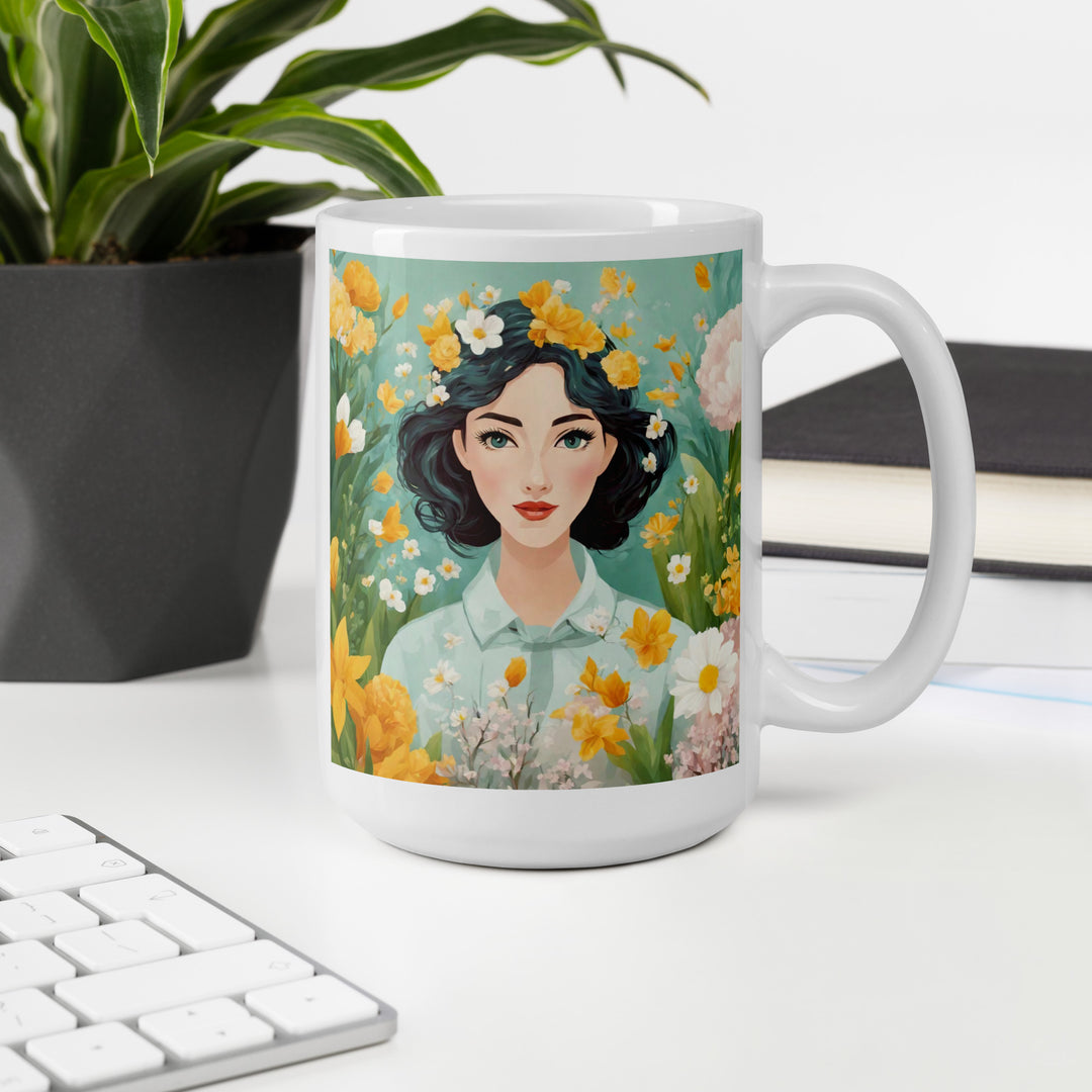 White glossy mug - WhatUWant2Buy