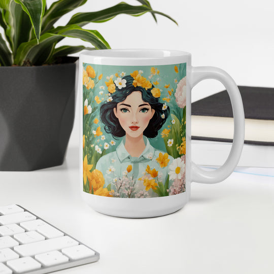 White glossy mug - WhatUWant2Buy