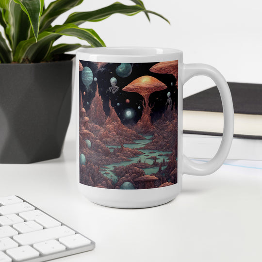 White glossy mug - WhatUWant2Buy