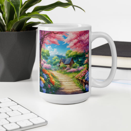 White glossy mug - WhatUWant2Buy