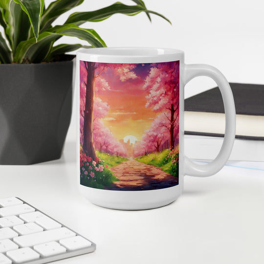 White glossy mug - WhatUWant2Buy