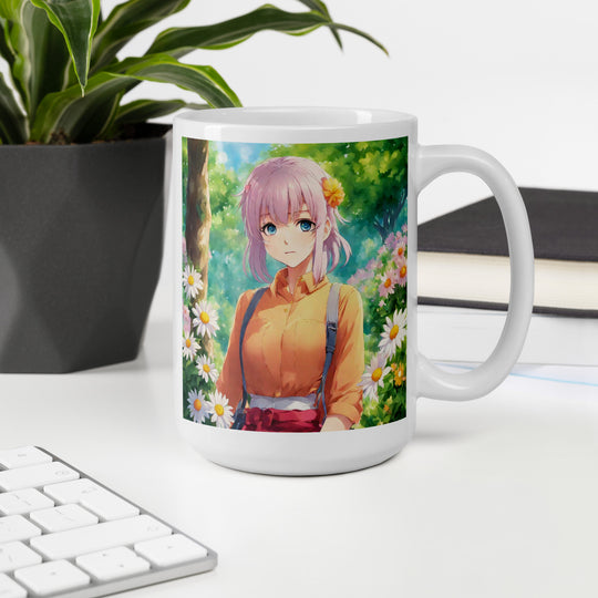 White glossy mug - WhatUWant2Buy
