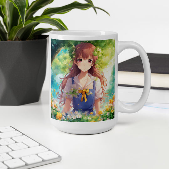 White glossy mug - WhatUWant2Buy