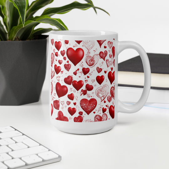White glossy mug - WhatUWant2Buy