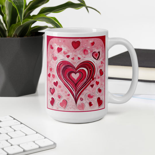 White glossy mug - WhatUWant2Buy