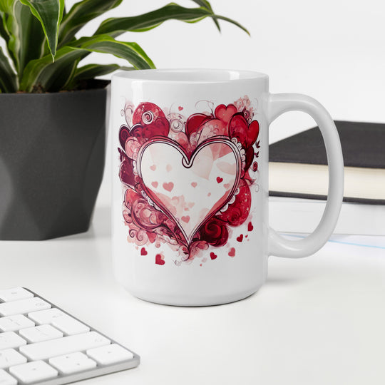 White glossy mug - WhatUWant2Buy