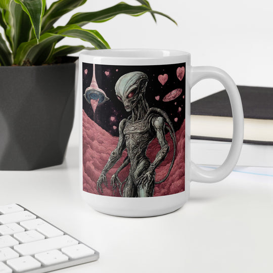 White glossy mug - WhatUWant2Buy