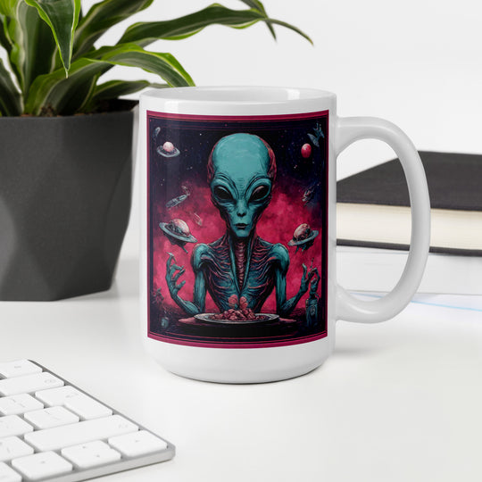White glossy mug - WhatUWant2Buy