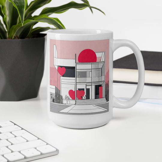 White glossy mug - WhatUWant2Buy