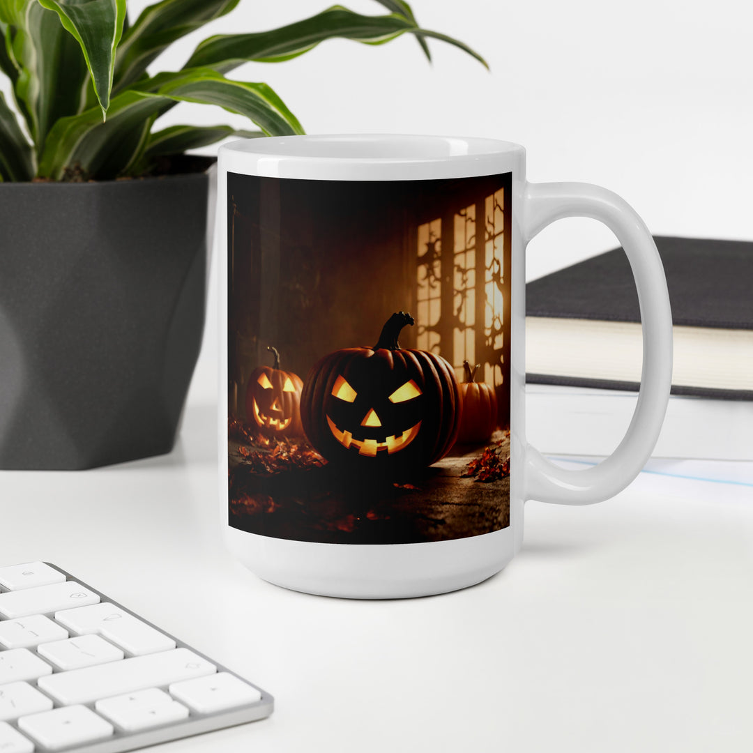 White glossy mug - WhatUWant2Buy
