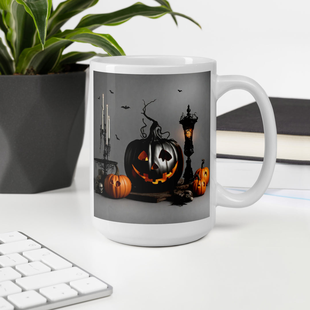 White glossy mug - WhatUWant2Buy