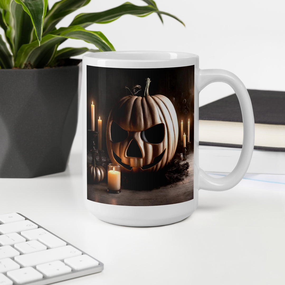 White glossy mug - WhatUWant2Buy