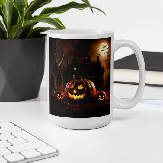 White glossy mug - WhatUWant2Buy