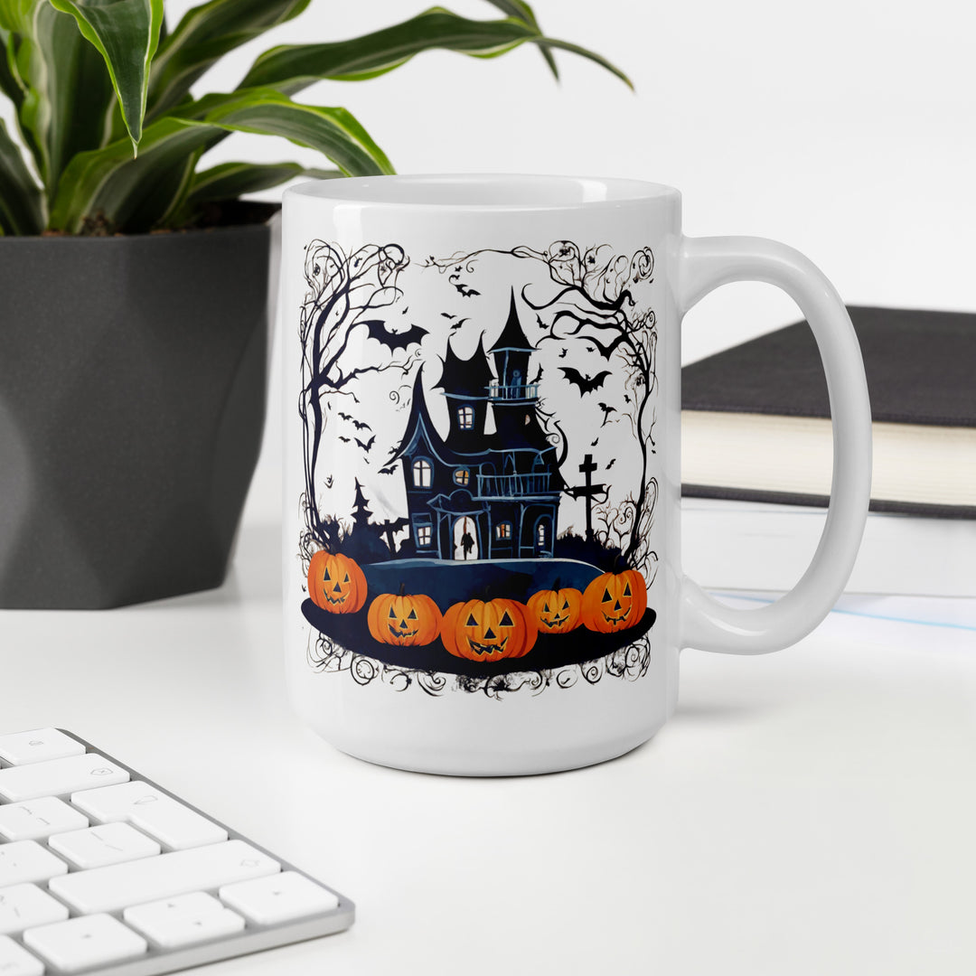 White glossy mug - WhatUWant2Buy