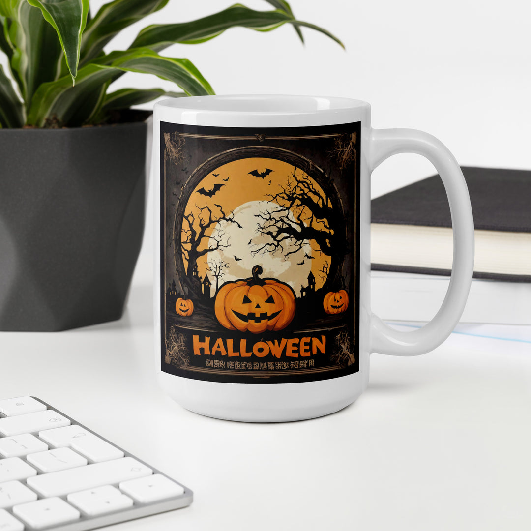 White glossy mug - WhatUWant2Buy