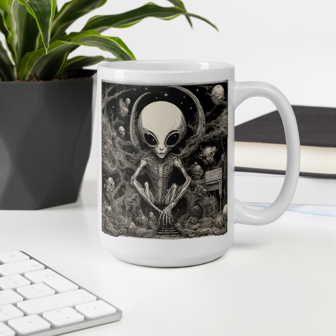 White glossy mug - WhatUWant2Buy