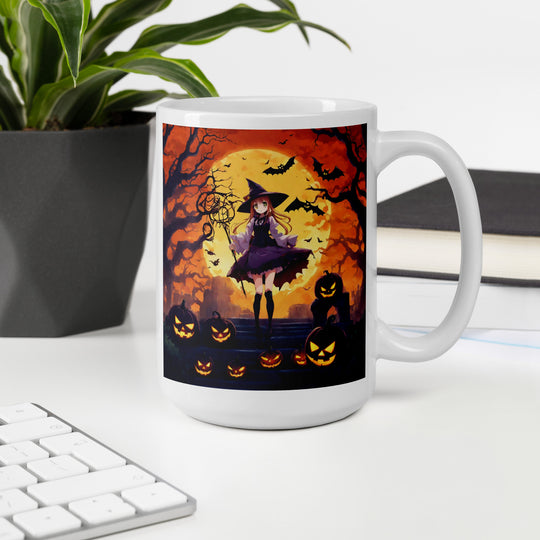 White glossy mug - WhatUWant2Buy