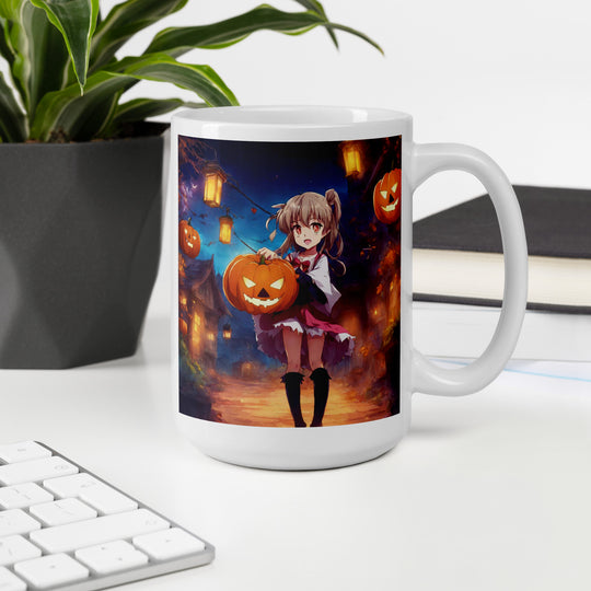 White glossy mug - WhatUWant2Buy