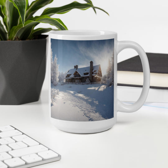 White glossy mug - WhatUWant2Buy