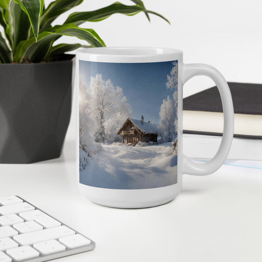 White glossy mug - WhatUWant2Buy