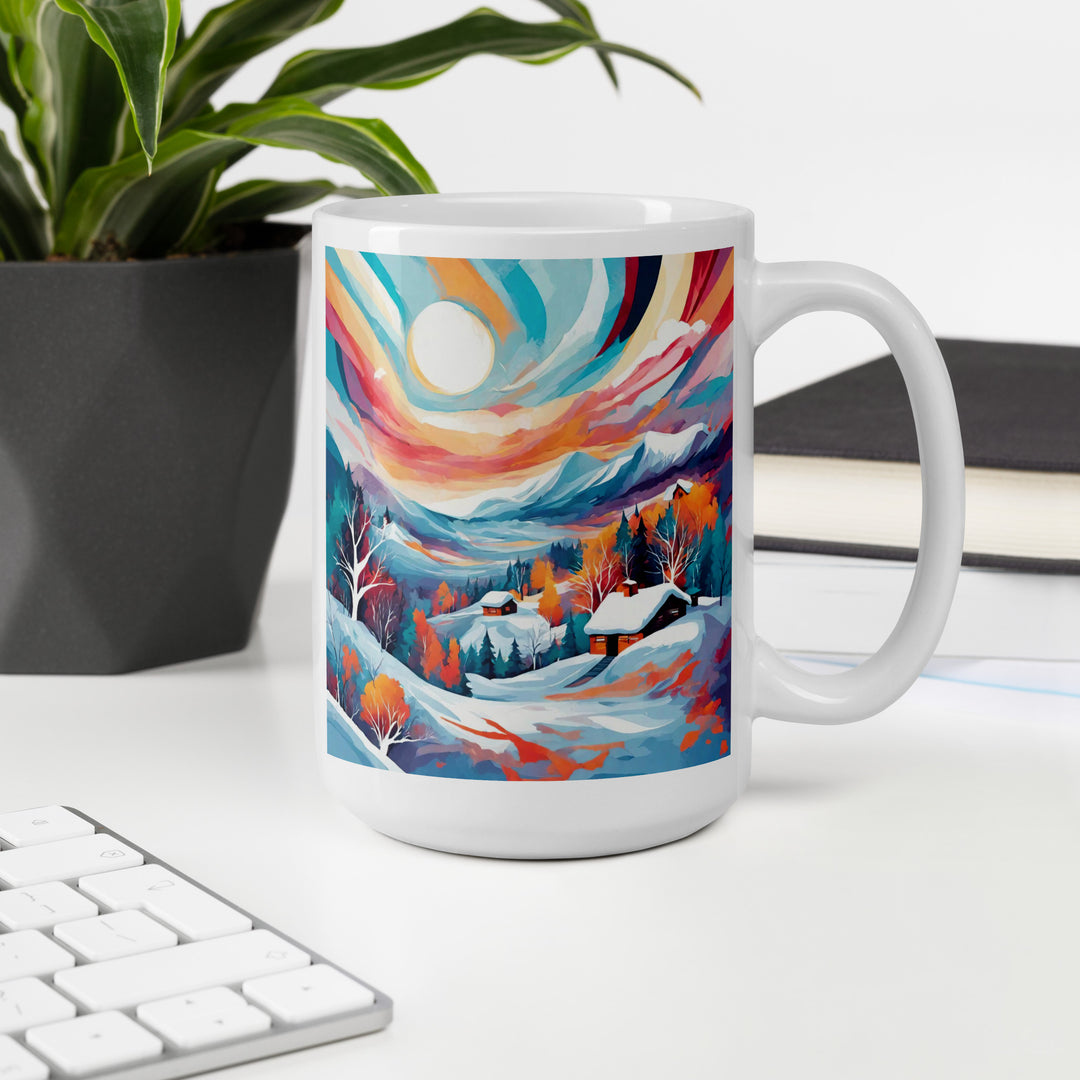 White glossy mug - WhatUWant2Buy
