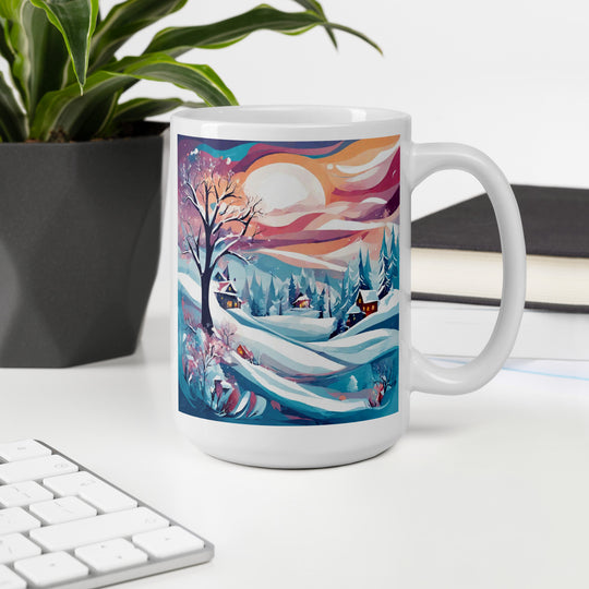 White glossy mug - WhatUWant2Buy