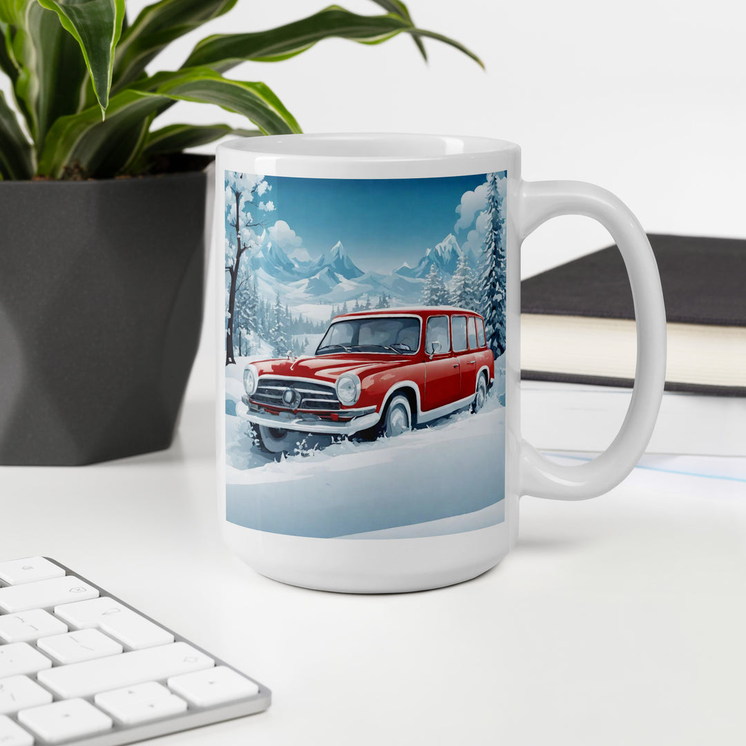 White glossy mug - WhatUWant2Buy