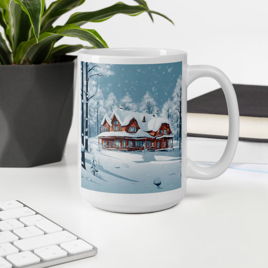 White glossy mug - WhatUWant2Buy