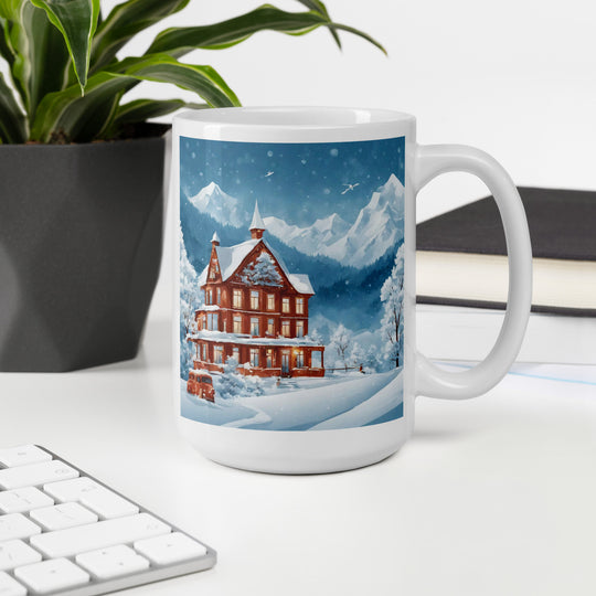 White glossy mug - WhatUWant2Buy