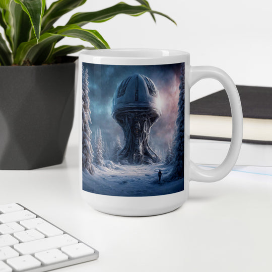 White glossy mug - WhatUWant2Buy