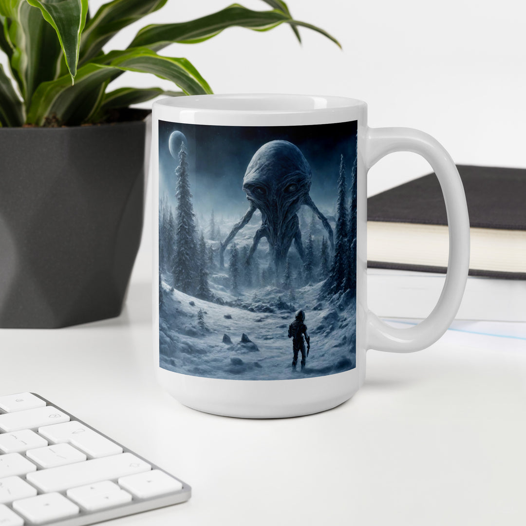 White glossy mug - WhatUWant2Buy