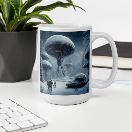 White glossy mug - WhatUWant2Buy