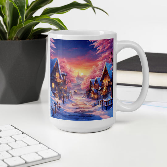 White glossy mug - WhatUWant2Buy