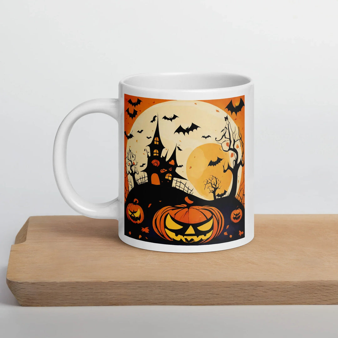 White glossy mug - WhatUWant2Buy