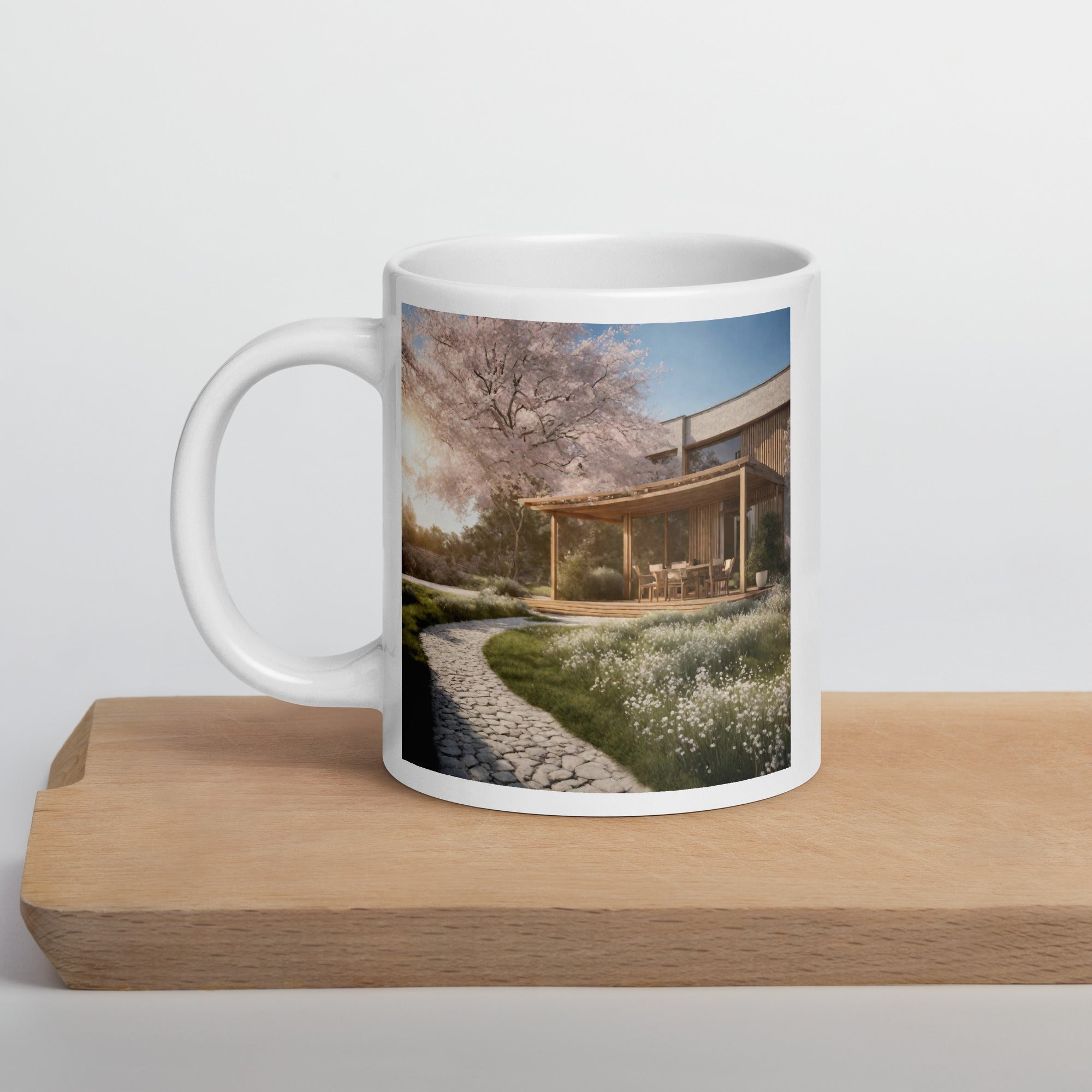 White glossy mug - WhatUWant2Buy