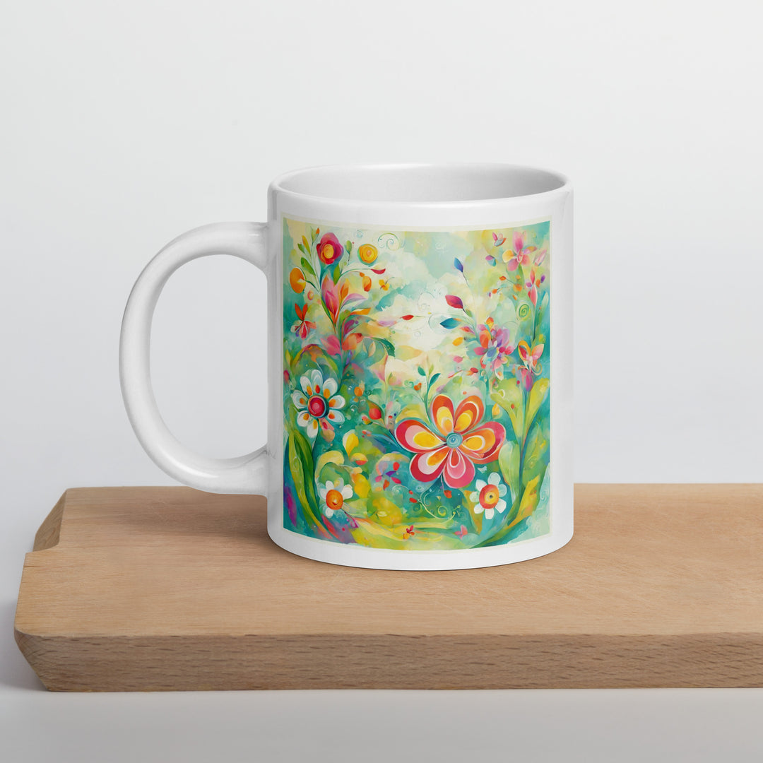 White glossy mug - WhatUWant2Buy