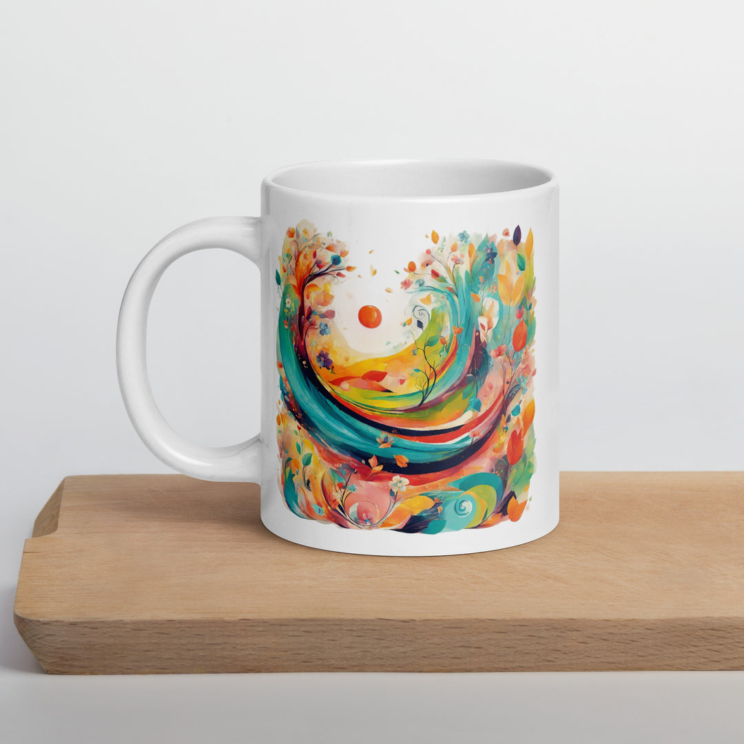 White glossy mug - WhatUWant2Buy